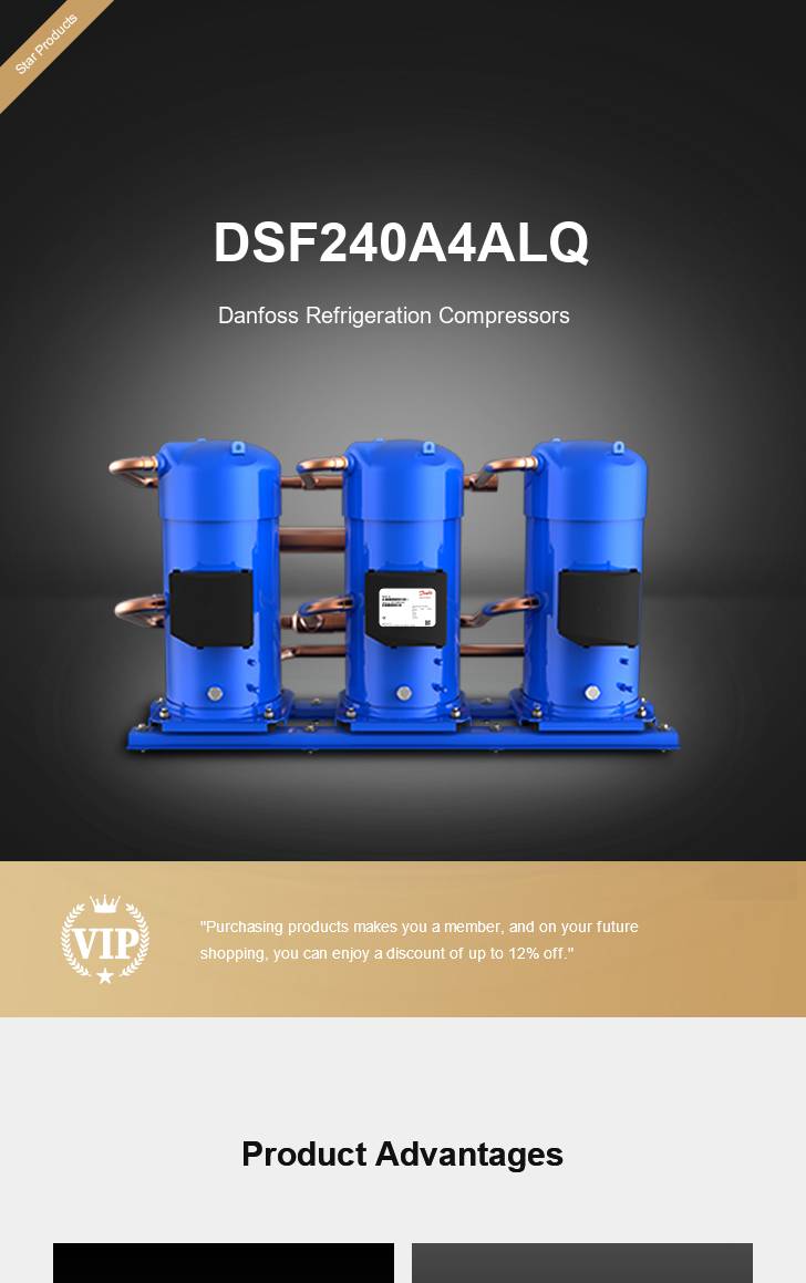Danfoss Compressor DSF240A4ALQ, technical parameters pdf, structure diagram